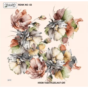 Reyyan İpek 100 cm Oyalık Yazma (ryyn-371-02)