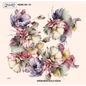 Reyyan İpek 100 cm Oyalık Yazma (ryyn-371-04)