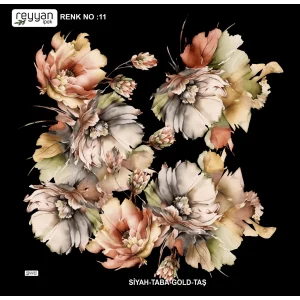 Reyyan İpek 100 cm Oyalık Yazma (ryyn-371-08)