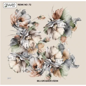 Reyyan İpek 100 cm Oyalık Yazma (ryyn-371-10)