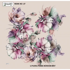 Reyyan İpek 100 cm Oyalık Yazma (ryyn-371-17)