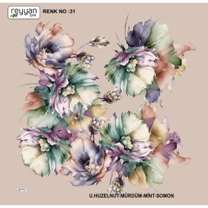 Reyyan İpek 100 cm Oyalık Yazma (ryyn-371-25)