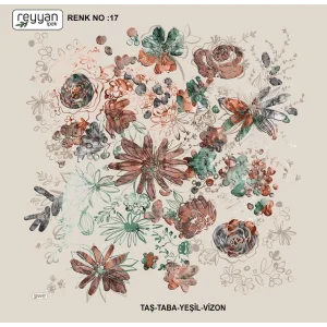 Reyyan İpek 100 cm Oyalık Yazma (ryyn-375-09)