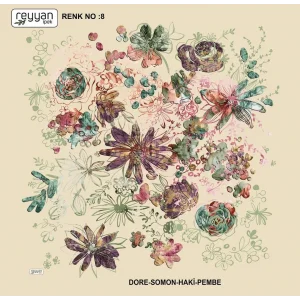 Reyyan İpek 100 cm Oyalık Yazma (ryyn-375-14)