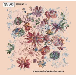 Reyyan İpek 100 cm Oyalık Yazma (ryyn-375-16)