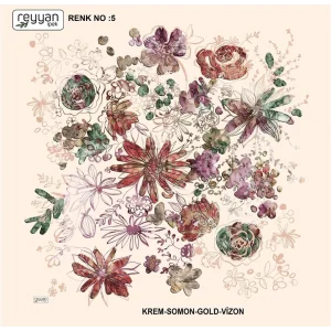 Reyyan İpek 100 cm Oyalık Yazma (ryyn-375-17)