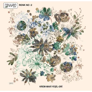 Reyyan İpek 100 cm Oyalık Yazma (ryyn-375-19)