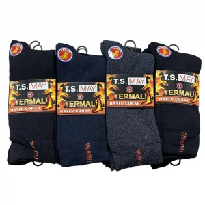Ts May Erkek Havlu Soket Çorap 12li Paket (MC-96-13)