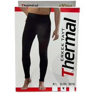 Erkek Alt Termal Tayt Siyah (termal03-02)
