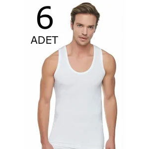 Tutku Erkek Askılı Atlet Beyaz (tea01)