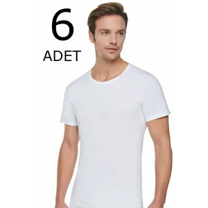 Tutku Erkek Kollu Atlet Beyaz (tea02)