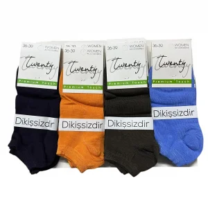 Twenty Premium Kadın Patik Çorap 12li Paket (BC-95-06)