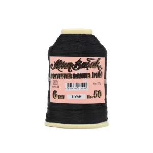 Altınbaşak 100 Gr. Oya İpi Renk:SİYAH