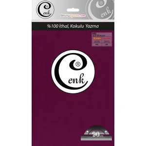 Cenk 90 Cm Düz Renk Açık Mürdüm Yazma (90cm-032)