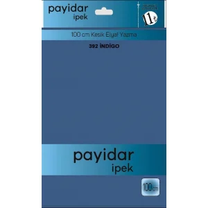 Payidar İpek 100 Cm İndigo Düz Poşetli Yazma (PYR-601-392)