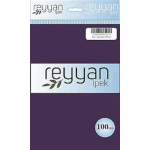 Reyyan İpek 100 Cm Düz Poşetli Yazma Leylak-9889