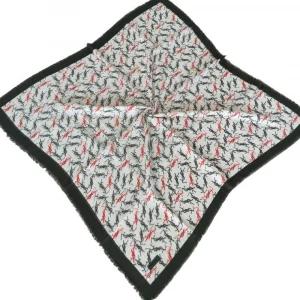 Sinem Sökme Flamlı Keten eşarp (FE384-08))