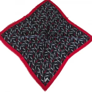 Sinem Sökme Flamlı Keten eşarp (FE384-12))