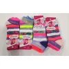 Kız Çocuk Penye Patik Çorap 12li Paket (Yaş:9-10) (KC-99-04)