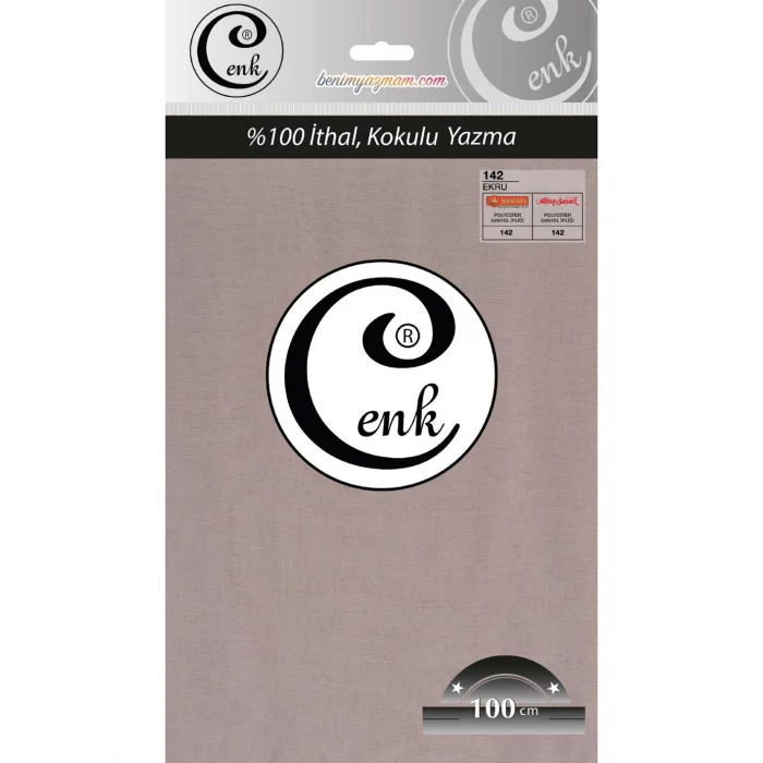 Cenk Düz Renk 100cm Yazma (301-142)
