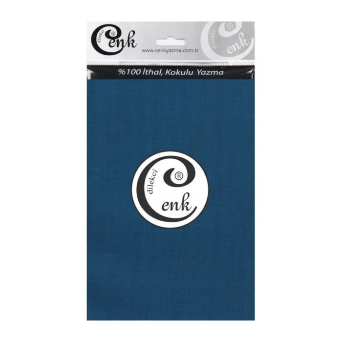Cenk Yazma 90cm Düz K.Petrol Tekli Poşet Yazma (90cm-585)