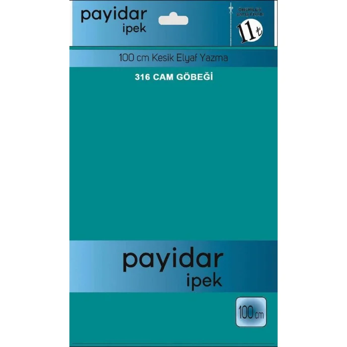 Payidar İpek 100 Cm Düz Poşetli Yazma Cam Göbegi (PYR-601-316)