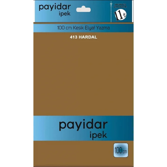 Payidar İpek 100 Cm  Düz Poşetli Yazma  (PYR-601-413)