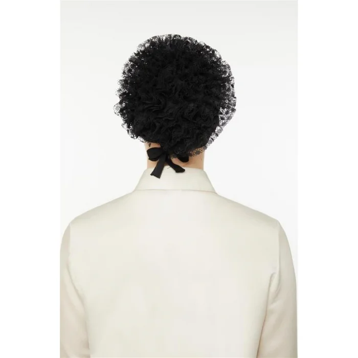 Levander Dantel Fırfırlı Bone Siyah (FF9912)