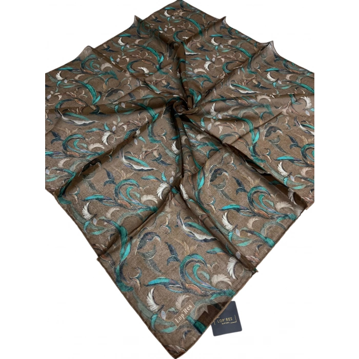 Lopres El Dikişli Soft Pamuk Eşarp-(soft52-06)