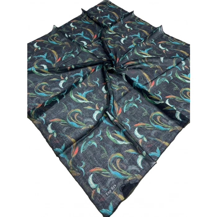 Lopres El Dikişli Soft Pamuk Eşarp-(soft52-08)