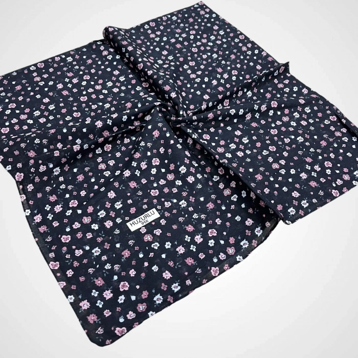 Huzurlu İpek Desenli Dikişli Yazma - (hd02-03)