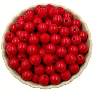 6 mm Kiraz Oyası Boncugu 50 gram (bck01-13)