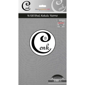 Cenk Düz 100cm Gümüş Gri Yazma (301-118)
