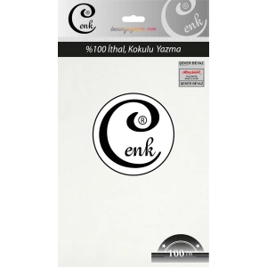 Cenk Düz 100cm Şeker Beyaz Yazma (301-Şekerbeyaz)