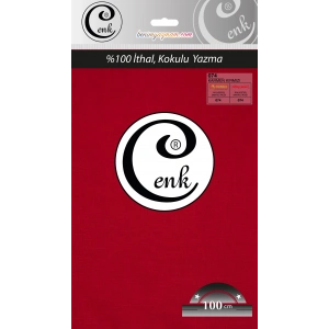 Cenk Düz Renk 100cm Karmen Kırmızı Tülbent (301-074)