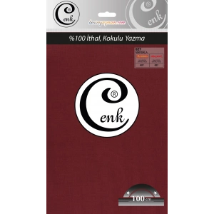 Cenk Düz Renk 100cm Marsala Yazma (301-027)