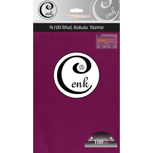 Cenk Düz Renk 100cm Koyu Gül Kurusu Yazma (301-025)