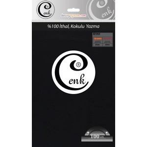 Cenk Düz Renk 100 cm Siyah Yazma (301-999)