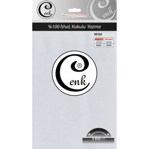Cenk Düz Renk 100cm Beyaz Yazma (301-000)