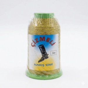 Çizmeli 50 gr. Açık Sarı Nakış Simi İp-(SİM-002)