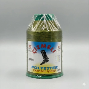 Çizmeli 100 gr. Polyester Oya İpi - (Renk no:371)