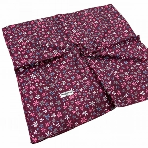 Huzurlu İpek Desenli Dikişli Yazma - (hd01-08)