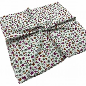 Huzurlu İpek Desenli Dikişli Yazma - (hd01-14)