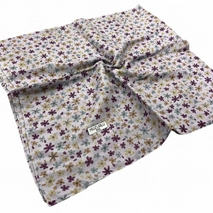 Huzurlu İpek Desenli Dikişli Yazma - (hd01-18)