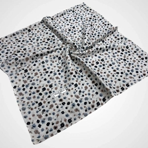 Huzurlu İpek Desenli Dikişli Yazma - (hd02-01)