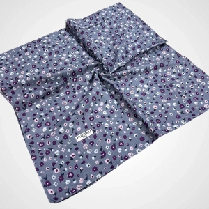 Huzurlu İpek Desenli Dikişli Yazma - (hd02-10)