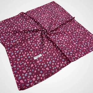 Huzurlu İpek Desenli Dikişli Yazma - (hd02-11)