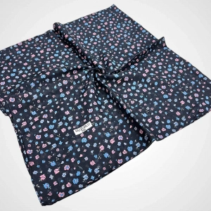 Huzurlu İpek Desenli Dikişli Yazma - (hd02-13)