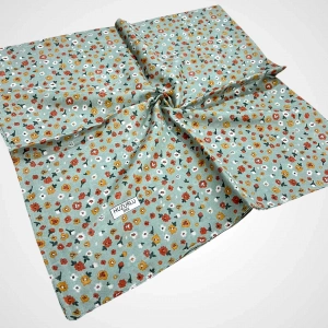 Huzurlu İpek Desenli Dikişli Yazma - (hd02-19)