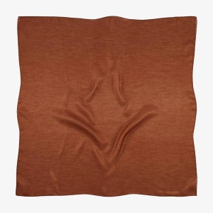 Picasso Düz Pırıltı Kehribar Eşarp Bakır (ry9916)